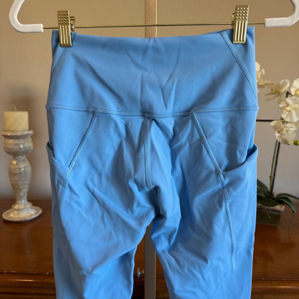 Lululemon Align High-Rise Pant 25” Blue Nile Leggings Size 6 - Picture 4 of 9